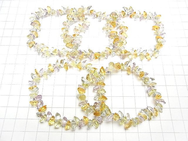 [Video]High Quality Mixed Stone AAA Oval Faceted 8x6mm 1/4strands -Bracelet