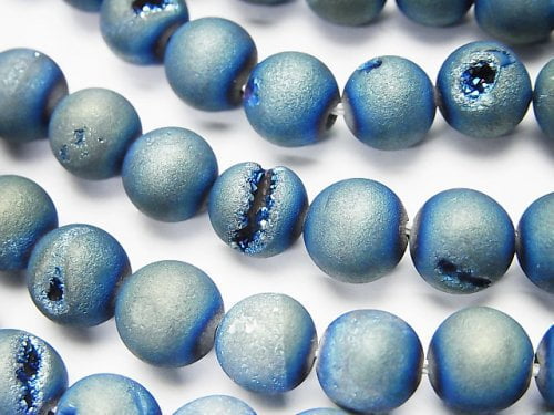 Agate, Druzy Gemstone Beads