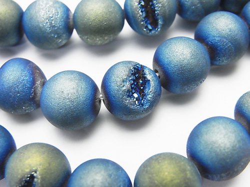 Agate, Druzy Gemstone Beads