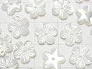 [Video] High Quality White Shell AAA Flower [6mm] [8mm] [10mm] [12mm] [14mm] Central Hole 3pcs $2.79