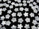 [Video] High Quality White Shell AAA Flower [6mm] [8mm] [10mm] [12mm] [14mm] Central Hole 3pcs $2.79