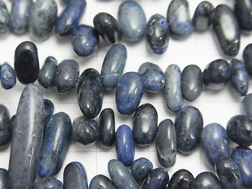 1strand $6.79! Dumortierite  Flat Nugget  Top Side Drilled Hole  1strand beads (aprx.15inch/38cm)