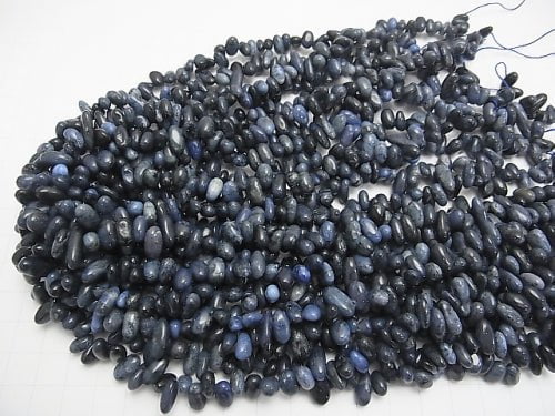 1strand $6.79! Dumortierite  Flat Nugget  Top Side Drilled Hole  1strand beads (aprx.15inch/38cm)