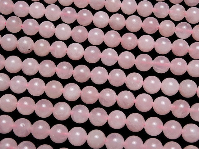 [Video]1strand $4.79! Rose Quartz  Round 8mm 1strand beads (aprx.15inch/37cm)