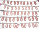 [Video]Guava Quartz AAA Pear shape (Smooth) 15x6mm half or 1strand (8pcs )