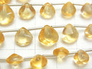 [Video] 1strand $13.99 High Quality Citrine AAA- 4Faceted Chestnut Size Gradation 1strand beads (aprx.6inch / 16cm)