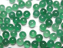 [Video] Green Onyx AAA Half Drilled Hole Round 4mm 10pcs