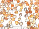 [Video]High Quality Multicolor Sunstone AAA Loose Stone Round Faceted 4x4mm 10pcs