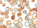 [Video]High Quality Multicolor Sunstone AAA Loose Stone Round Faceted 5x5mm 5pcs