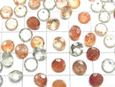 [Video]High Quality Multicolor Sunstone AAA Loose Stone Round Faceted 6x6mm 5pcs