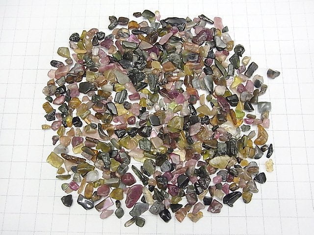 Multicolor Tourmaline AA++ Undrilled Chips 100Grams $5.79- !