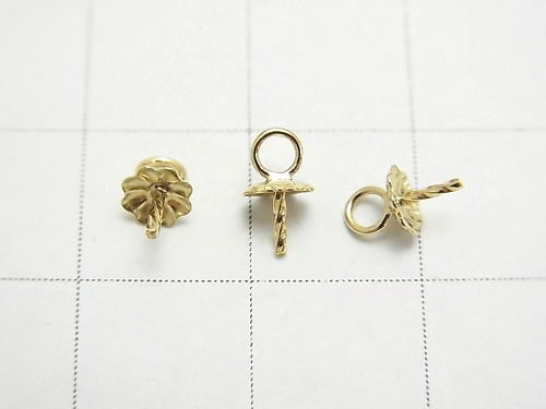 14KGF Screw Eye Pin 4x4mm 1pc