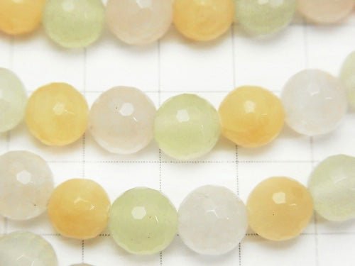 [Video] Mixed Stone  128Faceted Round 8mm 1strand beads (aprx.15inch/38cm)