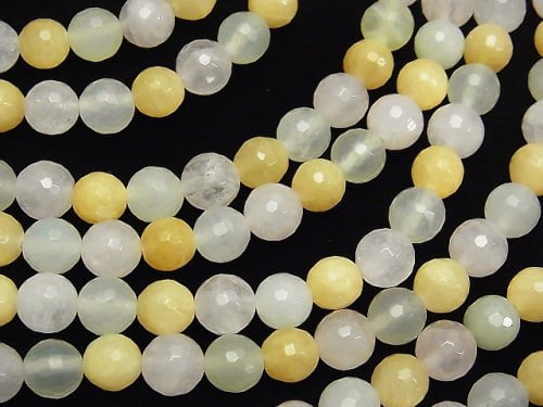 [Video] Mixed Stone  128Faceted Round 8mm 1strand beads (aprx.15inch/38cm)
