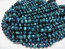 [Video] Blue green color Tiger's Eye AAA- Round 10mm half or 1strand beads (aprx.15inch/36cm)