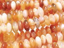 Carnelian, Roundel Gemstone Beads