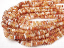 1strand $11.79! Mix Carnelian Rondelle 8x8x4mm 1strand beads (aprx.15inch / 38cm)