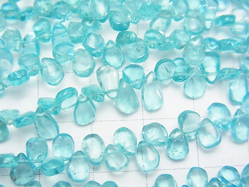 [Video] High Quality Apatite AA++ Pear shape (Smooth)  half or 1strand beads (aprx.7inch/18cm)