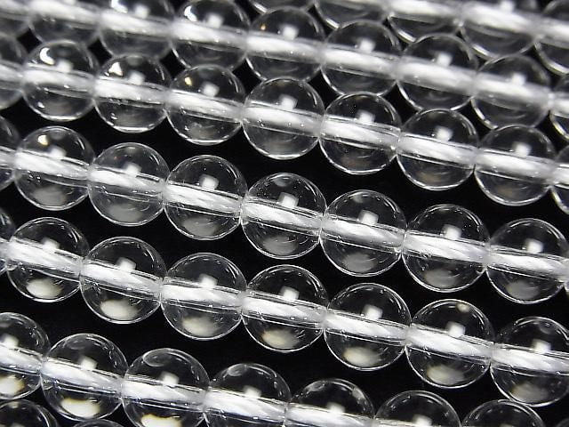 [Video] Crystal Quartz AAA Round 6mm half or 1strand beads (approx. 15 inches/38 cm)