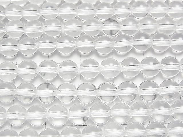 [Video] Crystal Quartz AAA Round 6mm half or 1strand beads (approx. 15 inches/38 cm)