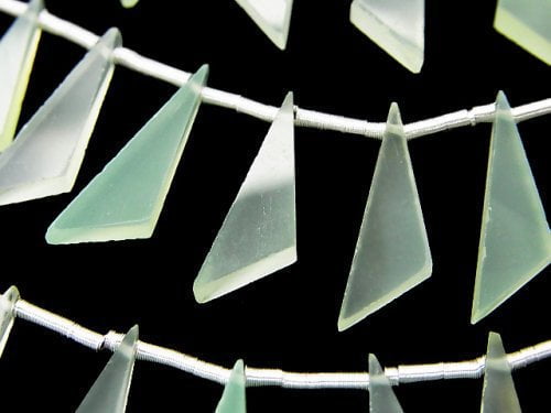 Chalcedony, Triangle Gemstone Beads