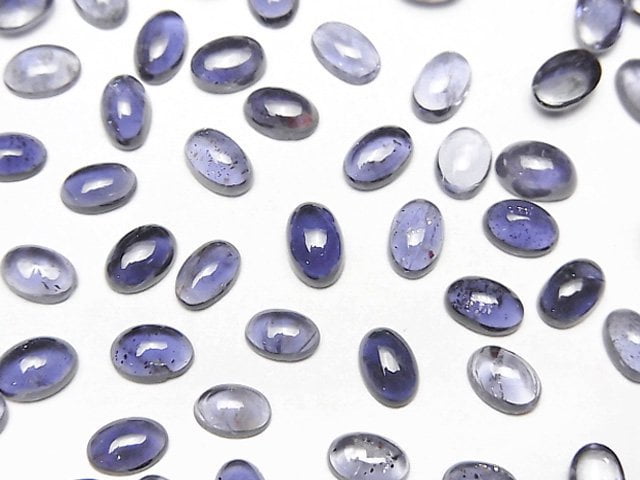 Cabochon, Iolite Gemstone Beads