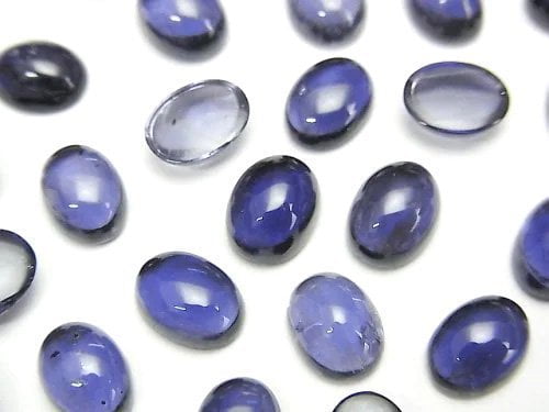 Cabochon, Iolite, Oval Gemstone Beads