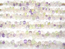 [Video] High Quality Mixed Stone AAA- Drop  Faceted Briolette  half or 1strand beads (aprx.7inch/18cm)