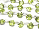 Chestnut Shape, Peridot Gemstone Beads