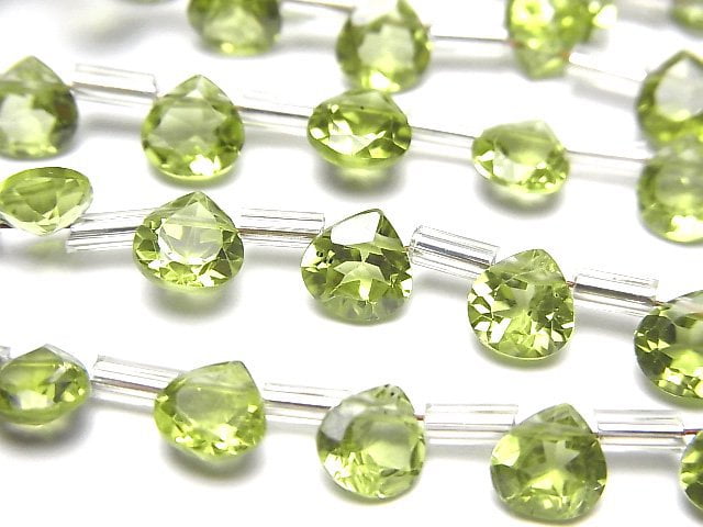 Chestnut Shape, Peridot Gemstone Beads