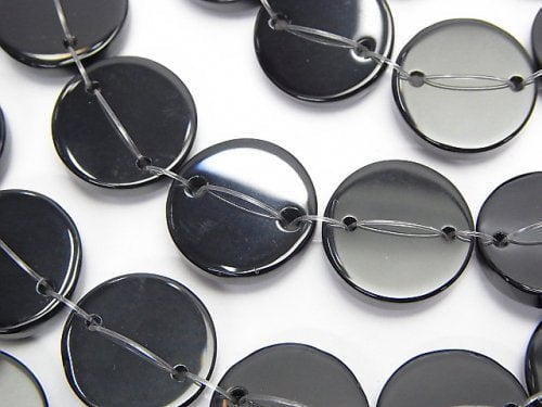 Coin, Onyx Gemstone Beads