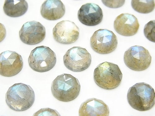 Labradorite, Rose, Round Gemstone Beads