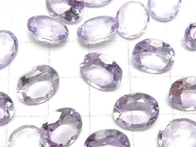 [Video] High Quality Pink Amethyst AAA Loose stone Oval Faceted 11x9mm 5pcs