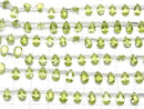 [Video] High Quality Peridot AAA Pear shape Faceted 8x5mm half or 1strand (18pcs )