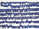 Lapislazuli AA++ Faceted Tube  half or 1strand beads (aprx.7inch/18cm)
