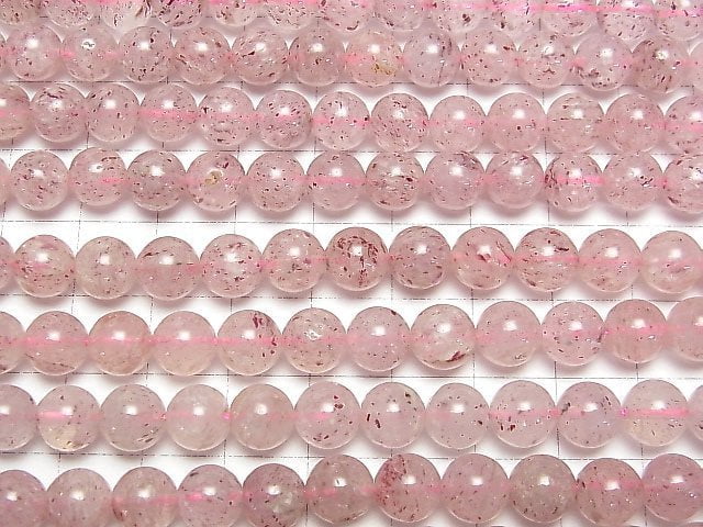 [Video]Pink Epidote AA Round 8mm 1strand beads (aprx.15inch/38cm)