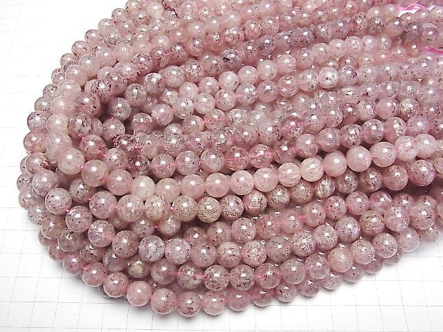 [Video] Pink Epidote AA Round 10mm half or 1strand beads (aprx.15inch/38cm)