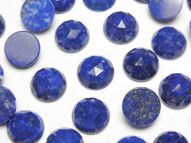 Lapis lazuli, Rose, Round Gemstone Beads