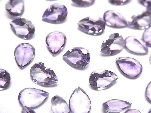 Amethyst, Pear Shape, Undrilled Gemstone Beads