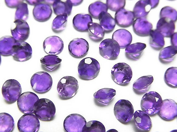 [Video] High Quality Amethyst AAA Undrilled Round Faceted 4x4mm 10pcs $3.39!