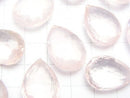 Madagascar Rose Quartz AAA-Pear shape Faceted Briolette 3pcs $34.99!
