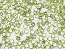 [Video] High Quality Peridot AAA Undrilled Round Faceted 3x3x2mm 10pcs $3.79!