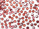 [Video]High Quality Mozambique Garnet AAA Round Cabochon 5x5mm 5pcs
