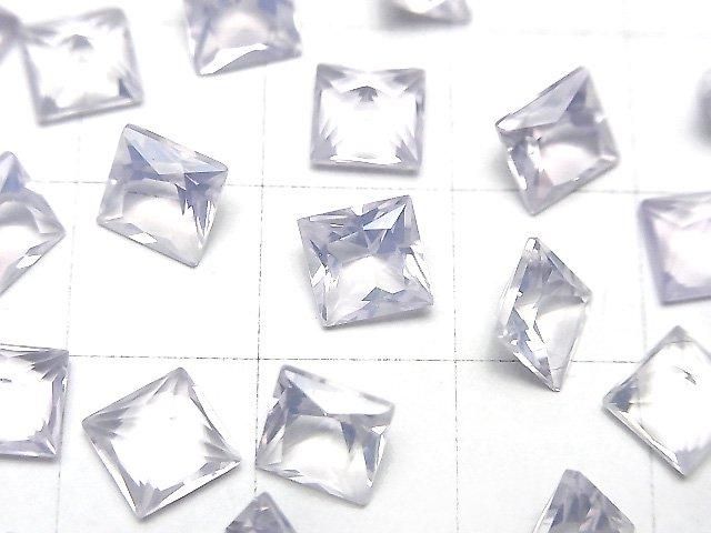 [Video] High Quality Scorolite AAA Loose Stone Princess Cut 6x6mm 4pcs