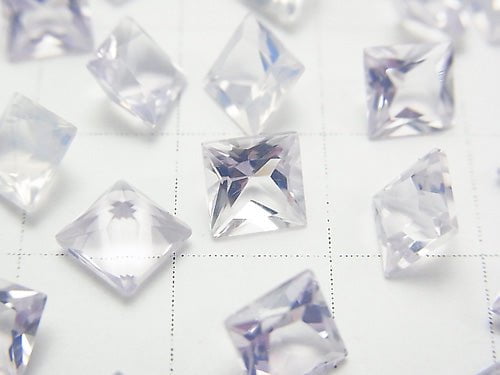 [Video] High Quality Scorolite AAA Undrilled Princess Cut 6x6mm 4pcs $19.99!