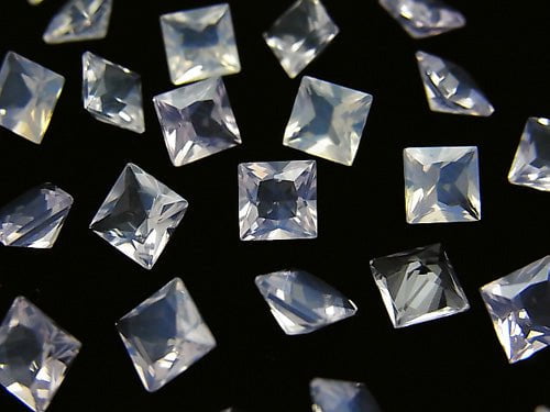 [Video] High Quality Scorolite AAA Undrilled Princess Cut 6x6mm 4pcs $19.99!