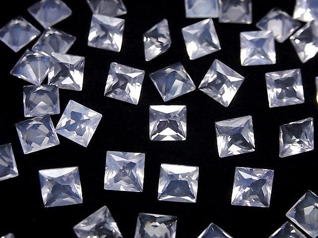 [Video] High Quality Scorolite AAA Loose Stone Princess Cut 6x6mm 4pcs