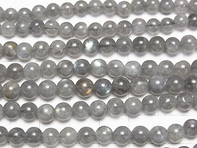 [Video] Labradorite AA+-AA Round 6-7mm 1strand beads (aprx.15inch/38cm)