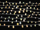 [Video] 1strand $34.99! High Quality EthiopiaOpal AA ++ Drop Faceted Briolette Yellow 1strand beads (aprx.6inch / 15cm)