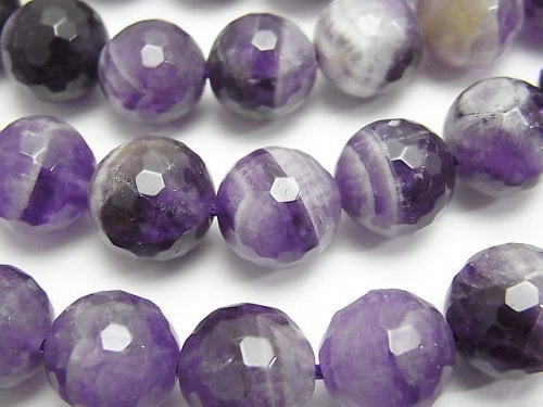 Amethyst, Faceted Round Gemstone Beads